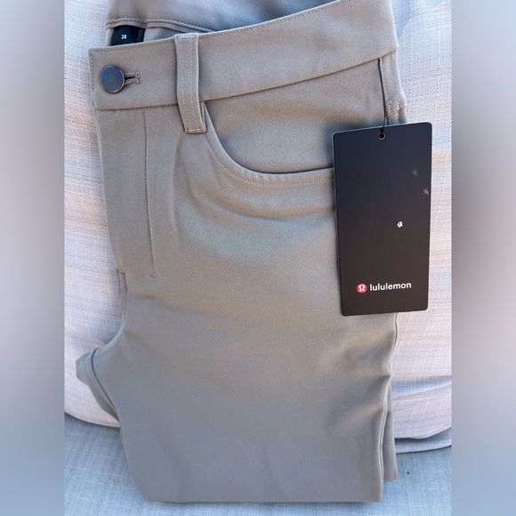 Lululemon ABC Slim Fit 5 Pkt Pant Sz 28 Warpstreme Warm Ash Gray